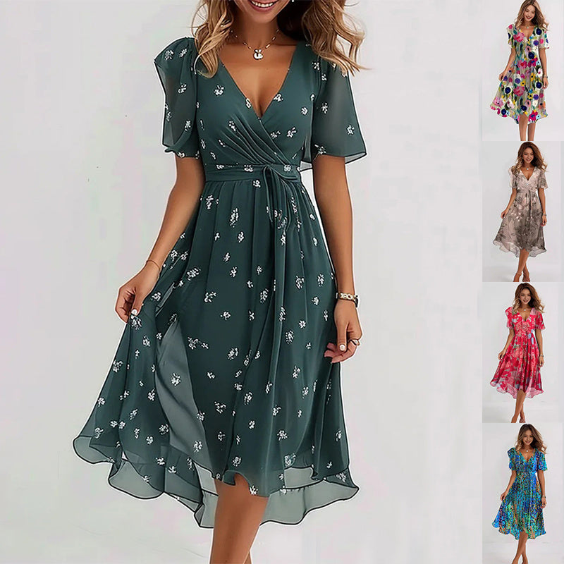 Irene | Vestido Midi Floral Elegante