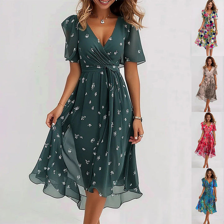 Irene | Vestido Midi Floral Elegante