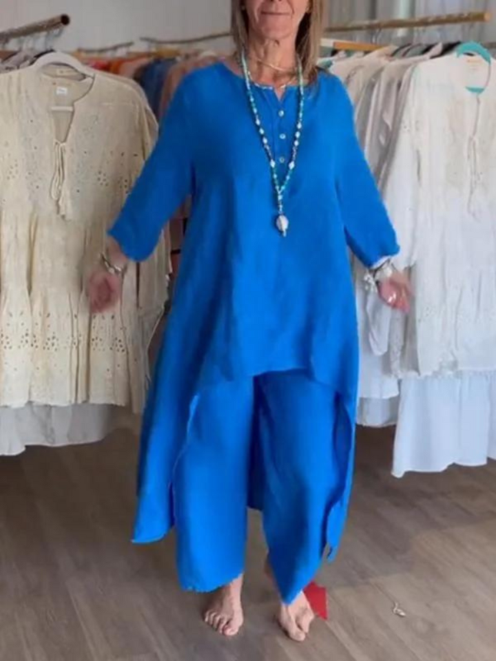 Conjunto Casual de Linho