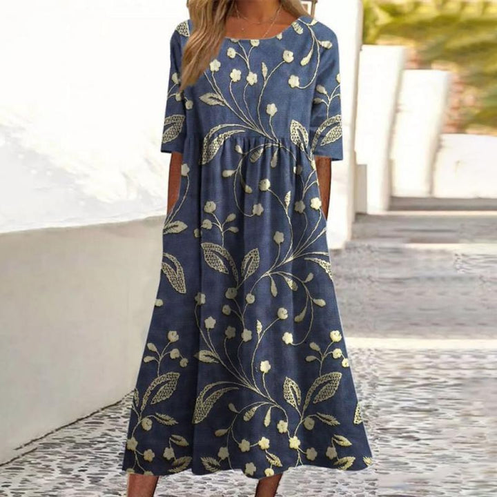 Delores | Vestido Midi Florescente Estiloso