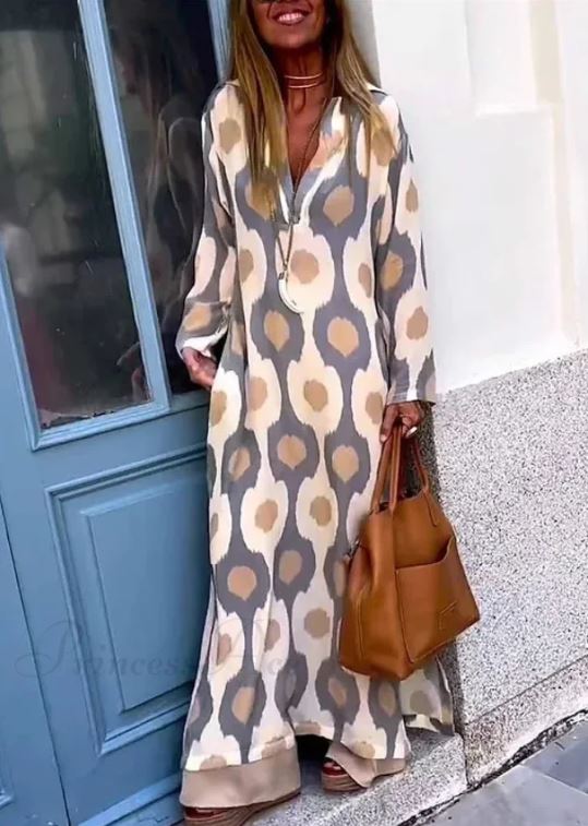 Hadley - Vestido Boho de Decote em V