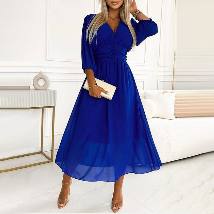 Xyla - Vestido leve para mulher de chiffon