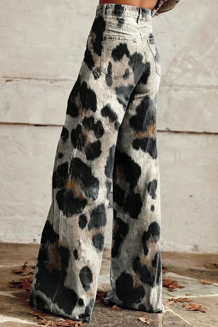 Cheetah | Calças Boho Vintage com Estampa Chic