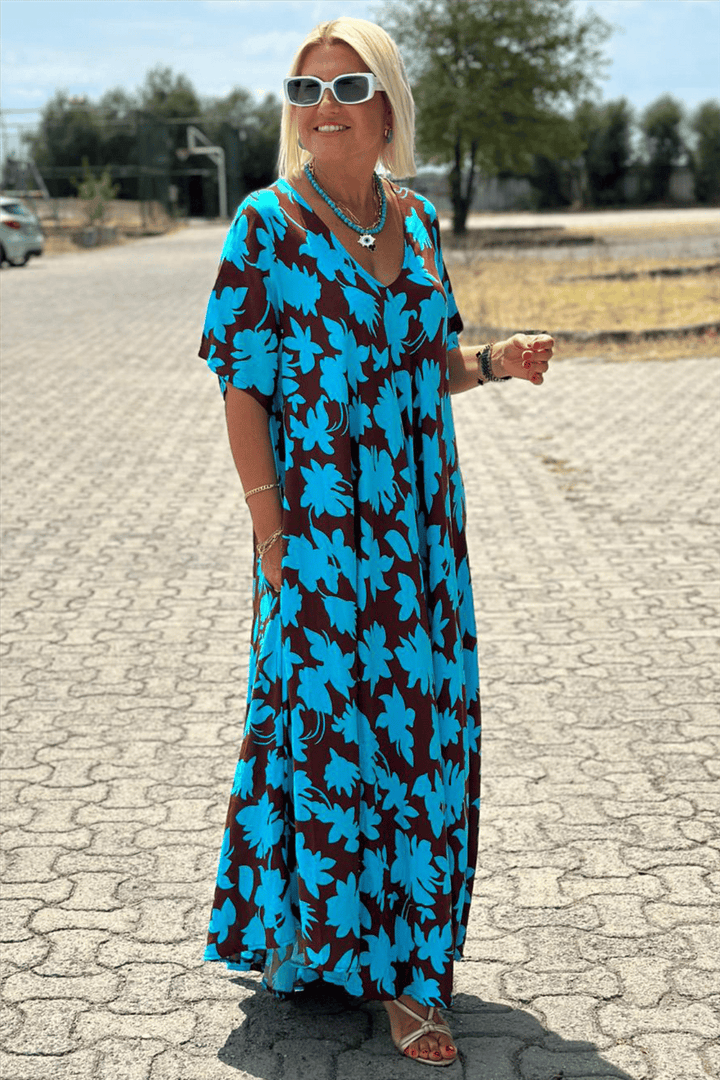 Camila | Vestido Elegante com Cobertura para a Barriga