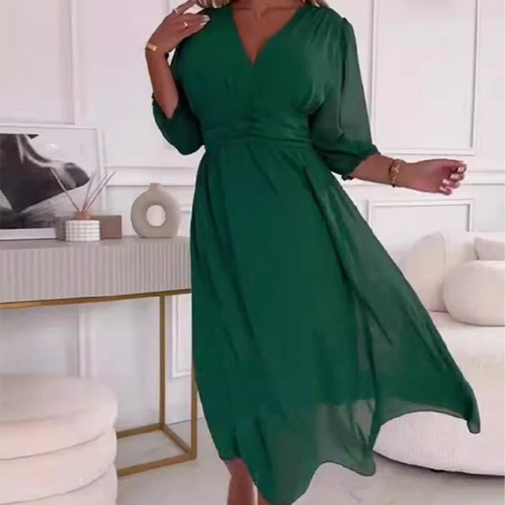 Xyla - Vestido leve para mulher de chiffon