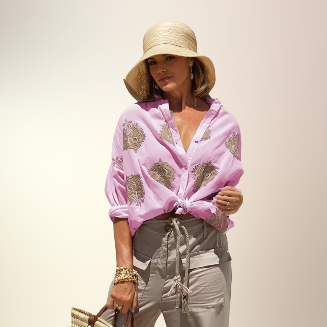 Carlyn – Blusa Estilosa e Elegante