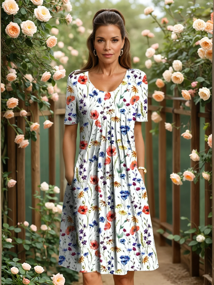 Marga | Vestido Elegante com Cobertura da Barriga