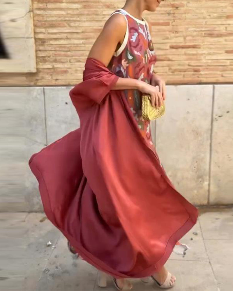 Bella - Conjunto de dois peças com estampa de estilo urbano