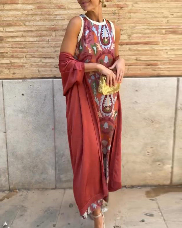 Bella - Conjunto de dois peças com estampa de estilo urbano
