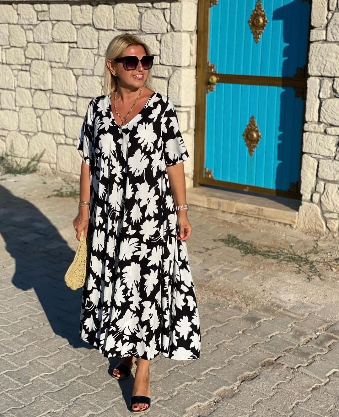 Camila | Vestido Elegante com Cobertura para a Barriga