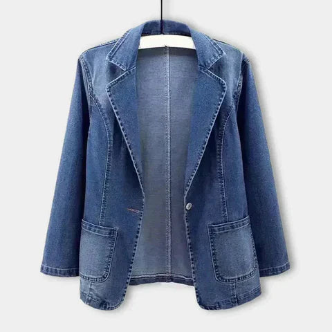 Marcia | Blazer de Denim Elegante para Mulheres