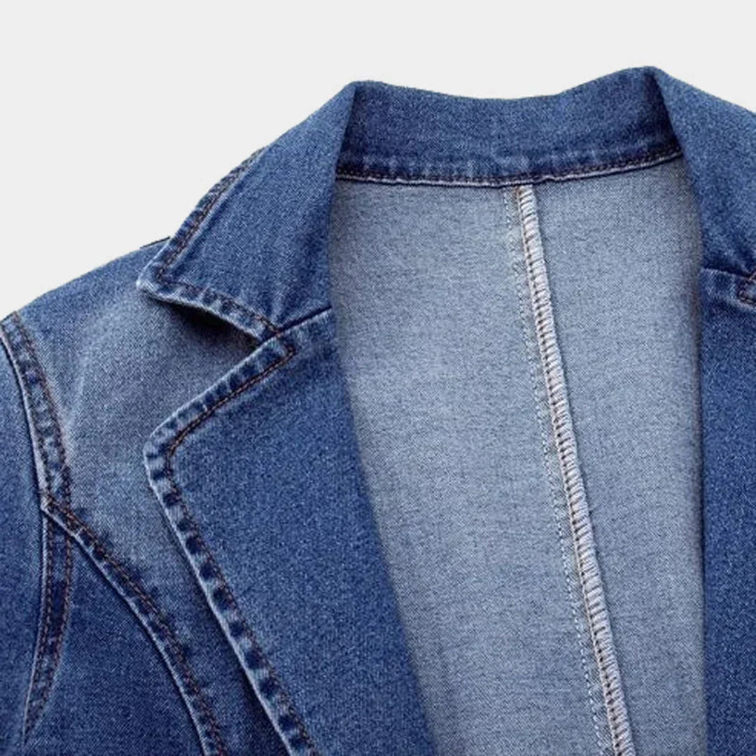 Marcia | Blazer de Denim Elegante para Mulheres
