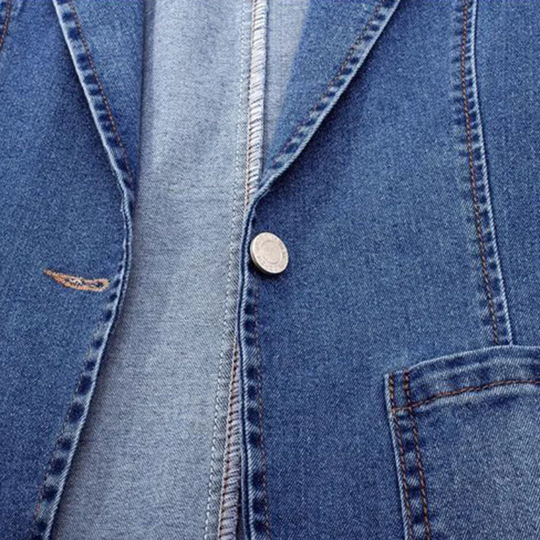 Marcia | Blazer de Denim Elegante para Mulheres