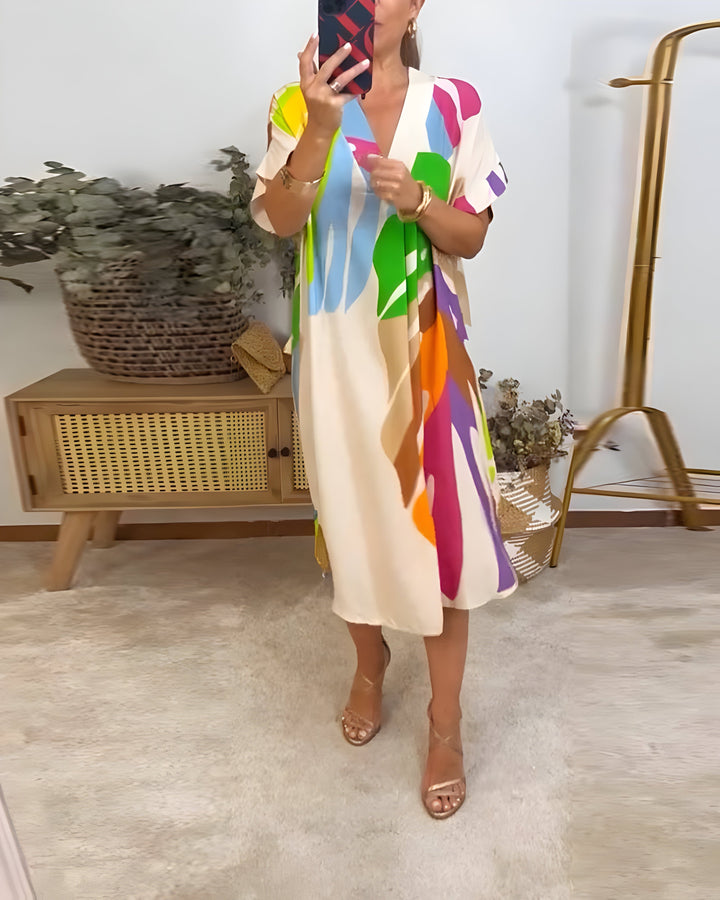 Tabitha - Vestido Colorido e Leve
