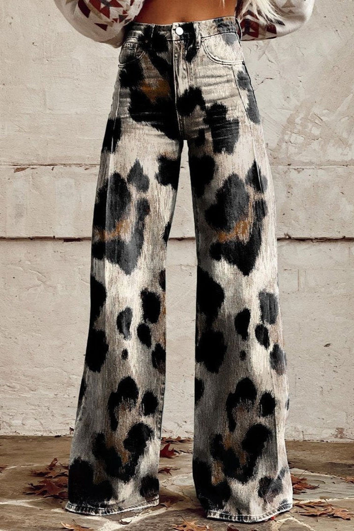 Cheetah | Calças Boho Vintage com Estampa Chic