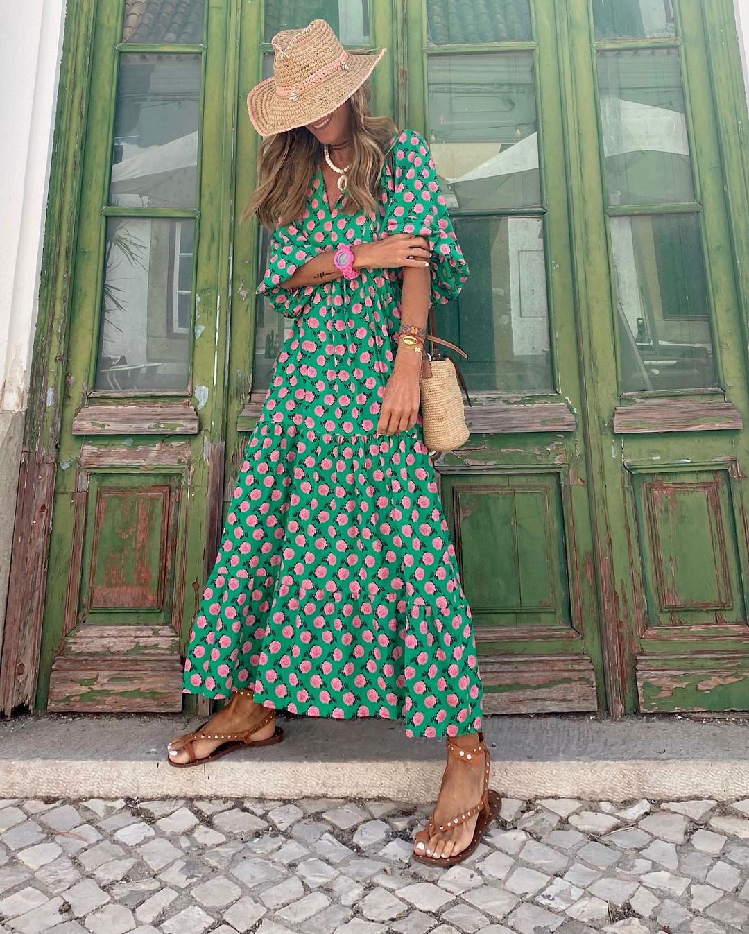 Jamie | Vestido de Verão Estampado Brincalhão