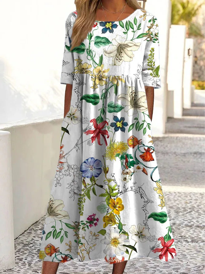 Louise | Vestido Floral Suave