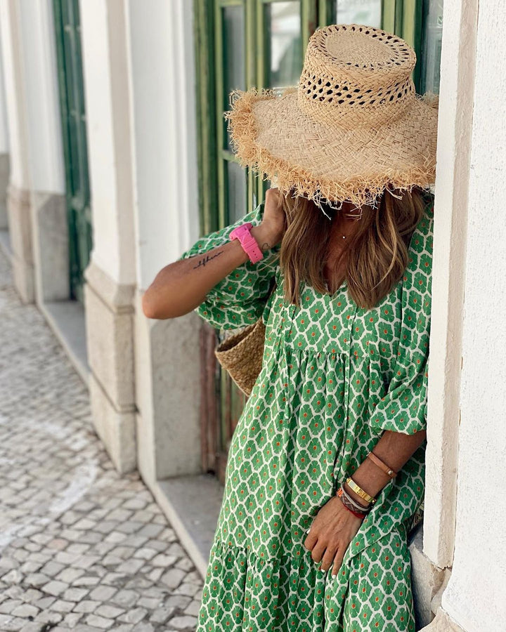 Jamie | Vestido de Verão Estampado Brincalhão