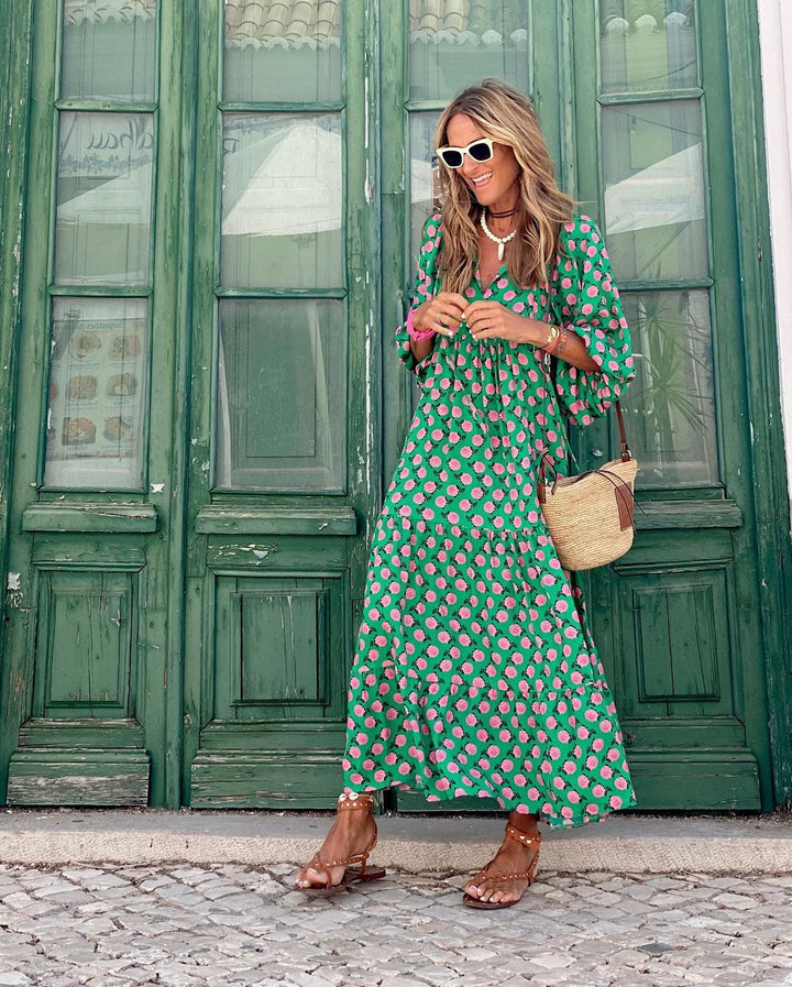 Jamie | Vestido de Verão Estampado Brincalhão