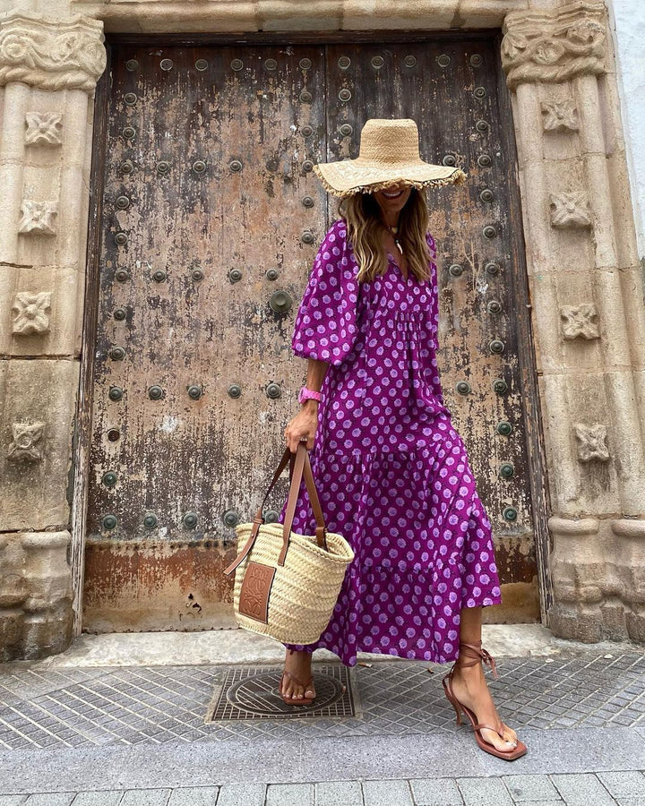 Jamie | Vestido de Verão Estampado Brincalhão