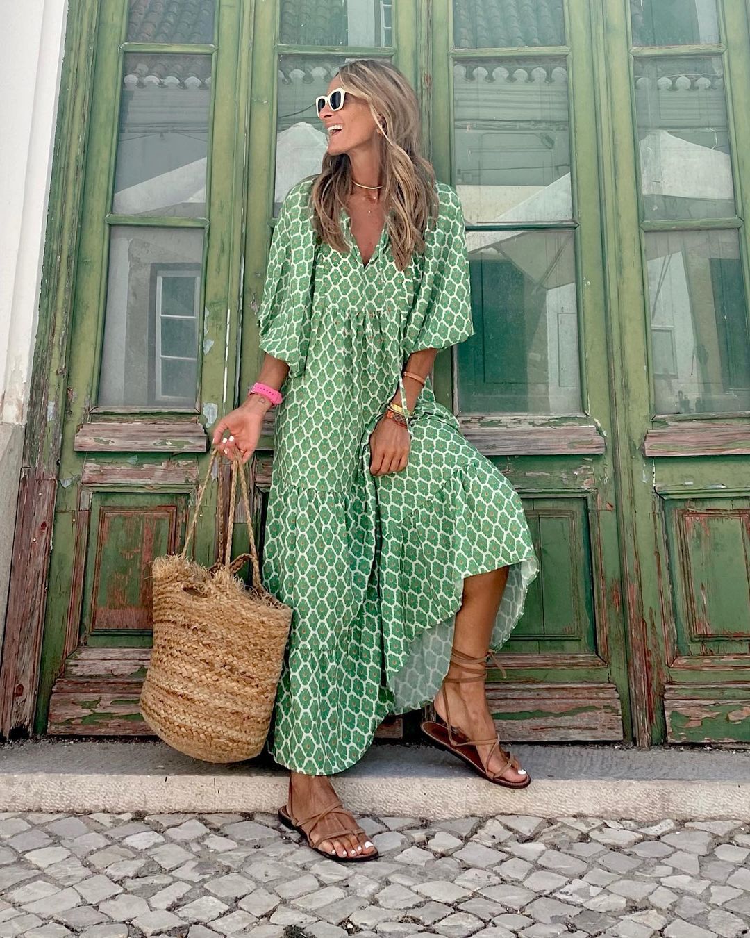 Jamie | Vestido de Verão Estampado Brincalhão