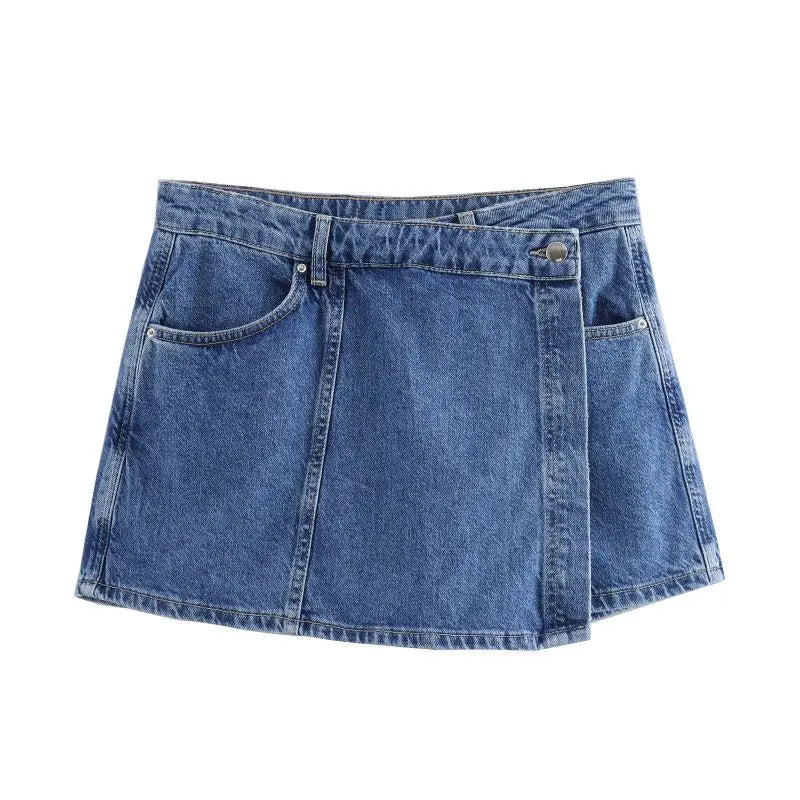 Laura | Conjunto de Denim com Decote em V