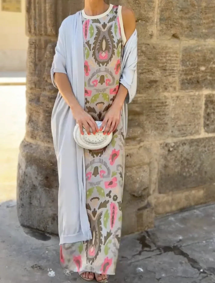 Bella - Conjunto de dois peças com estampa de estilo urbano