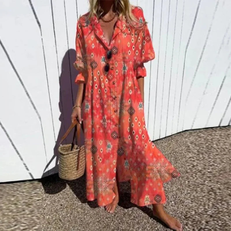 Diara | Vestido Bohemian Luxe Primavera