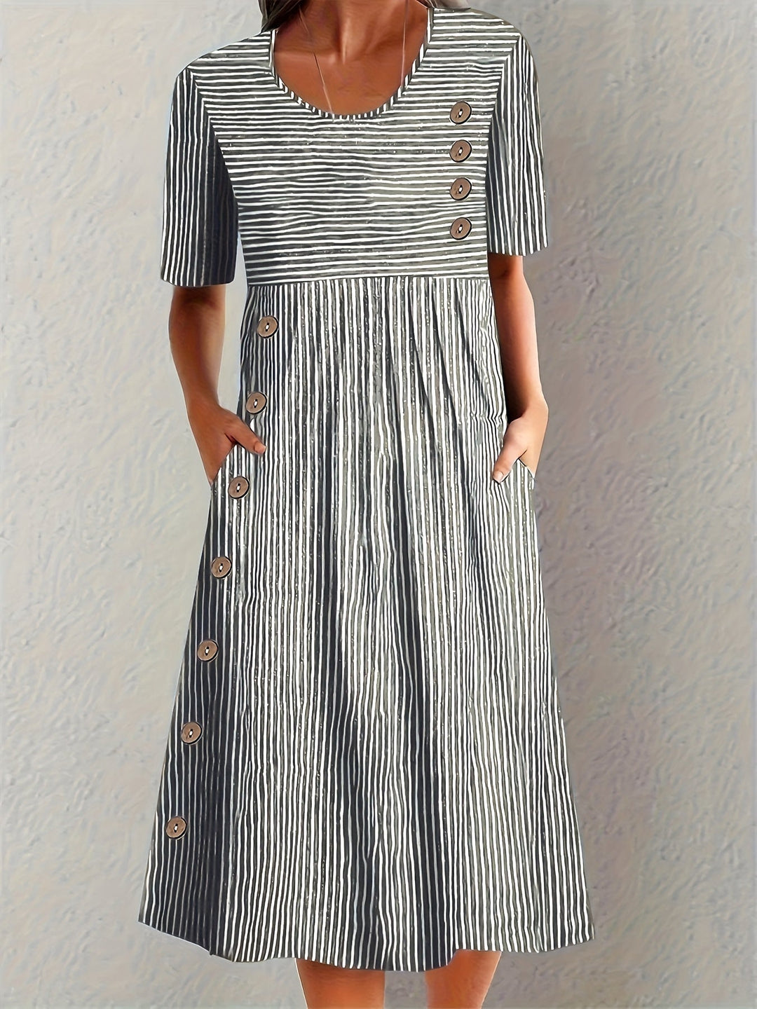 Cassandra | Vestido de Verão Listrado