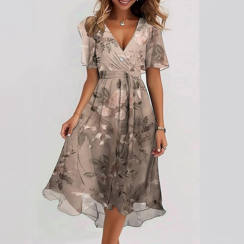 Irene | Vestido Midi Floral Elegante