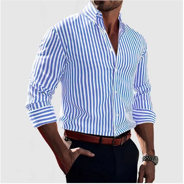 Karlo - Camisa Estilosa com Riscas