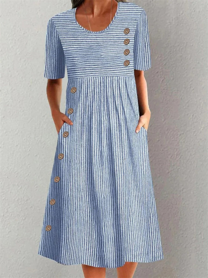 Cassandra | Vestido de Verão Listrado