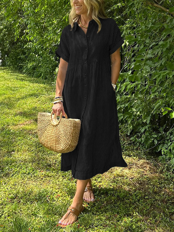 Miranda - Vestido Listrado Estiloso