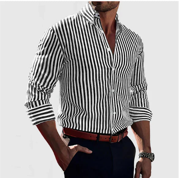 Karlo - Camisa Estilosa com Riscas