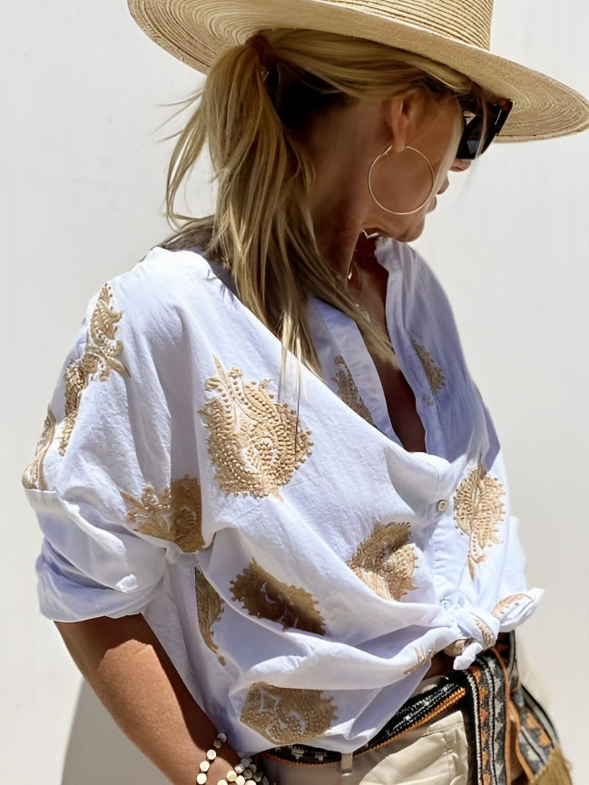 Carlyn – Blusa Estilosa e Elegante