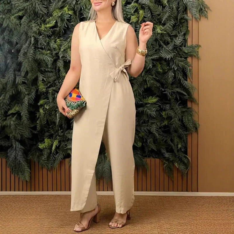 Katerina - Macacão Elegante com Decote em V