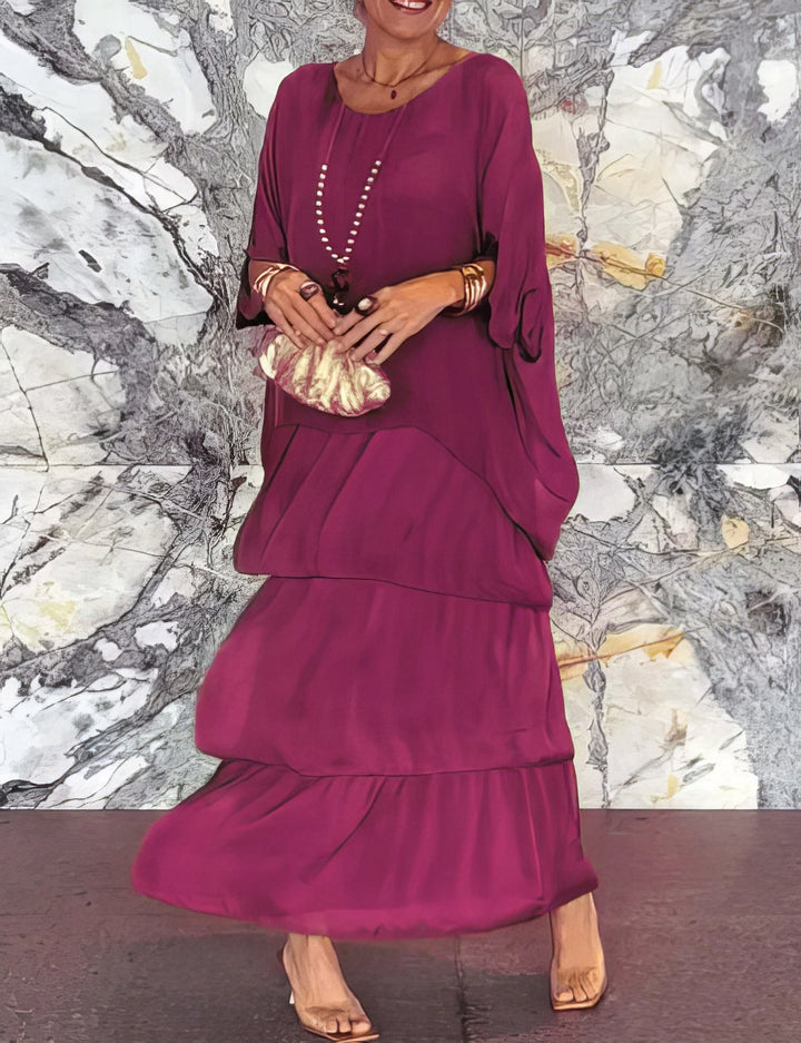 Remi - Vestido artístico de corte amplo